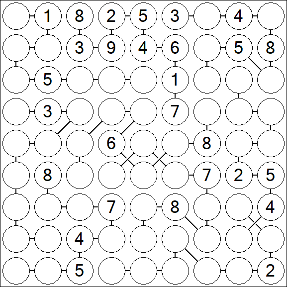 Chain Sudoku - Hard