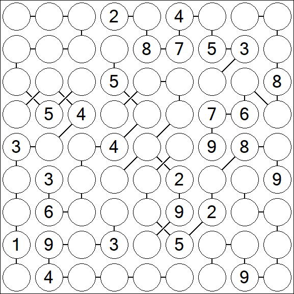 Chain Sudoku - Hard