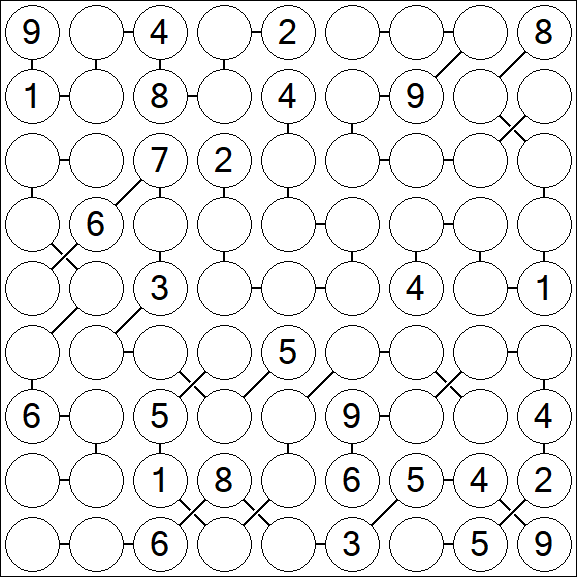 Chain Sudoku - Hard