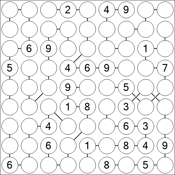 Chain Sudoku - Hard