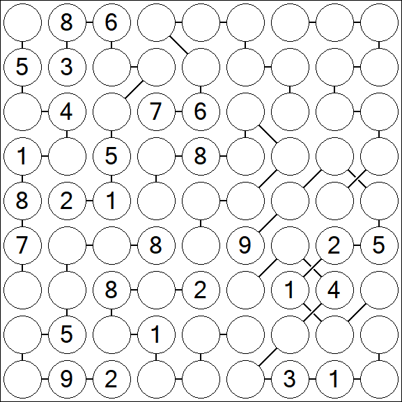 Chain Sudoku - Hard