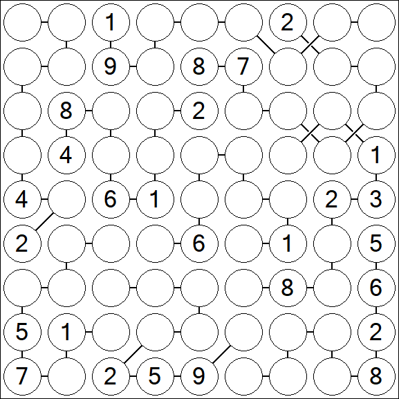 Chain Sudoku - Hard