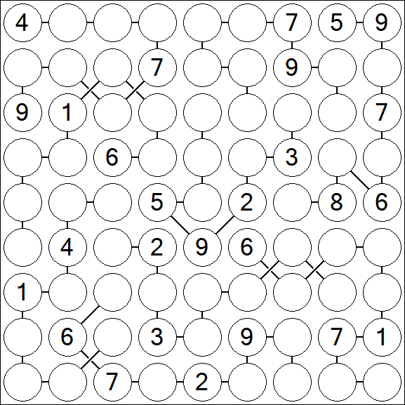 Chain Sudoku - Hard
