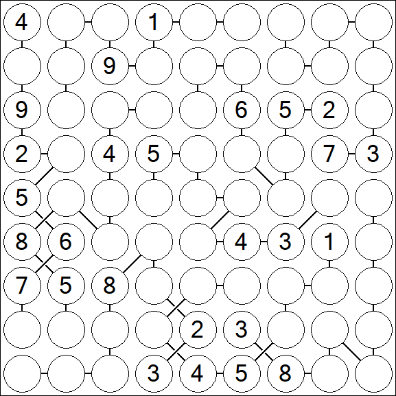 Chain Sudoku - Hard