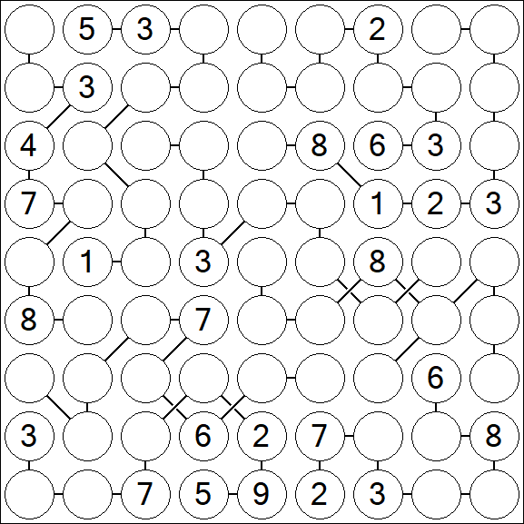 Chain Sudoku - Hard