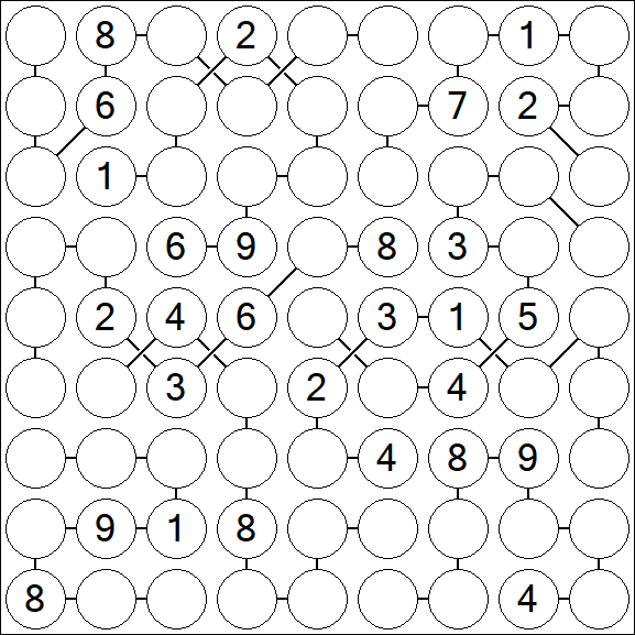 Chain Sudoku - Hard