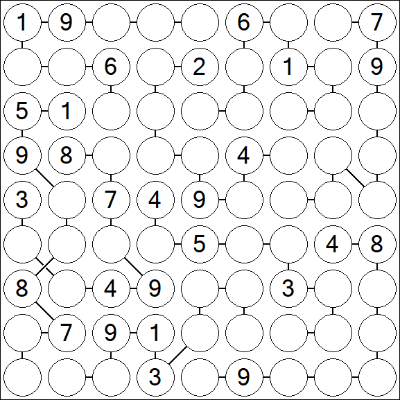 Chain Sudoku - Hard