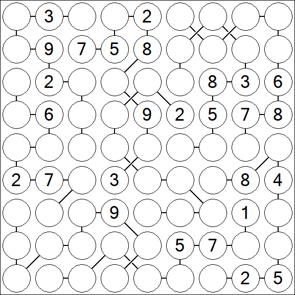 Chain Sudoku - Hard