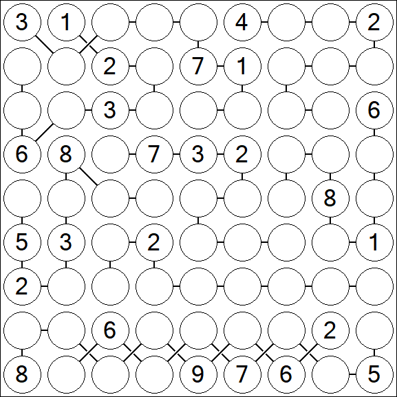 Chain Sudoku - Hard