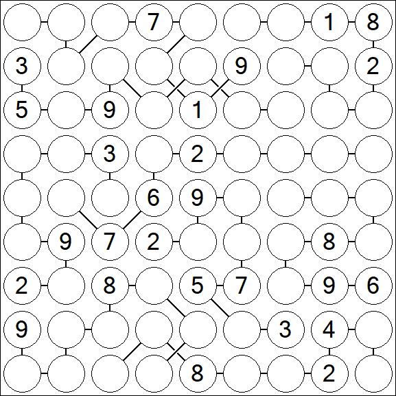 Chain Sudoku - Hard