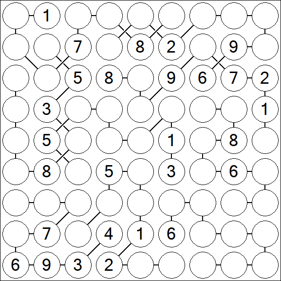 Chain Sudoku - Difficile
