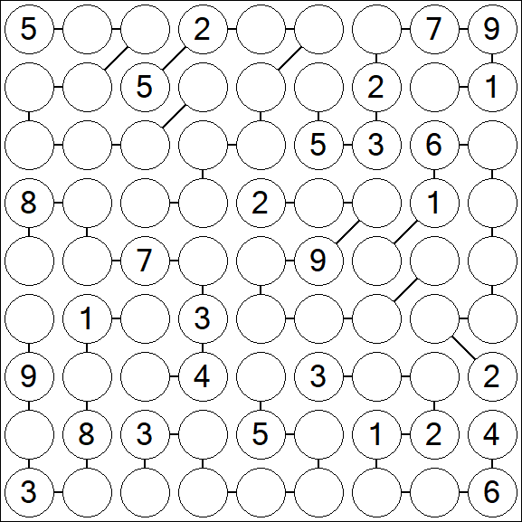 Chain Sudoku - Difficile