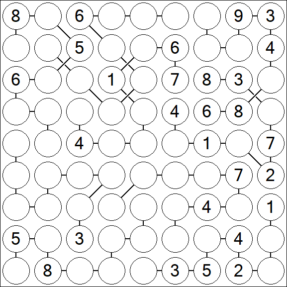 Chain Sudoku - Difficile