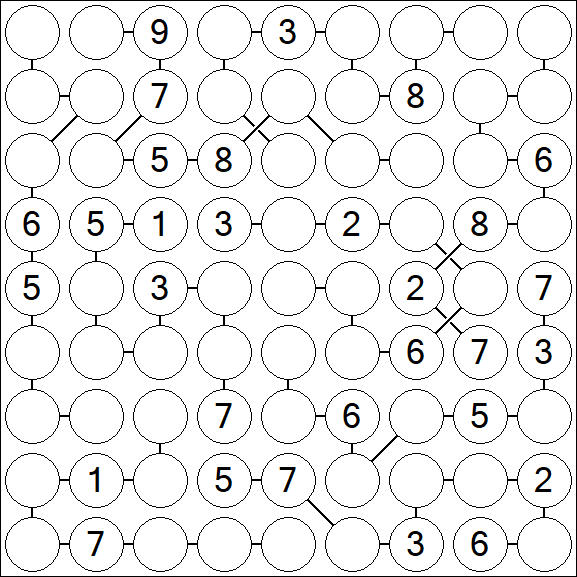 Chain Sudoku - Difficile
