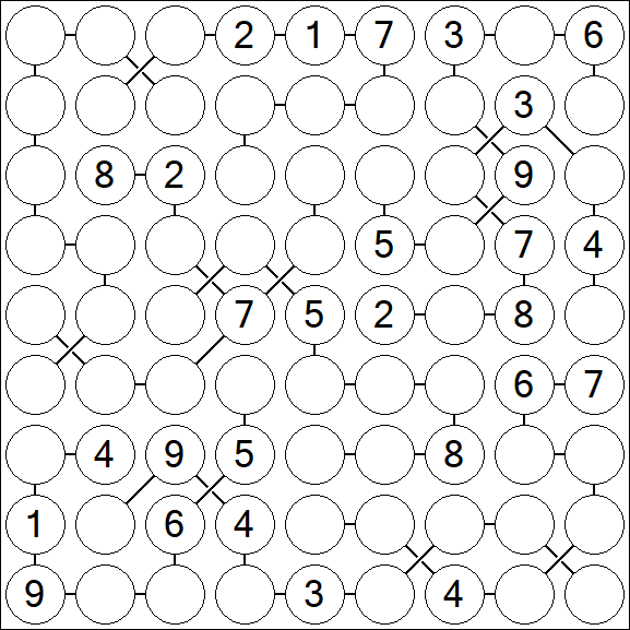 Chain Sudoku - Difficile