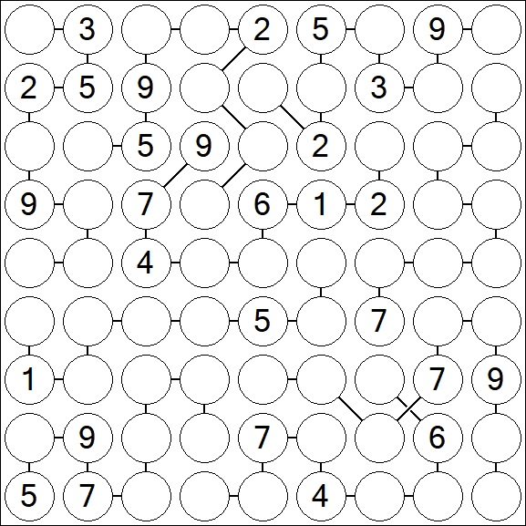Chain Sudoku - Difficile