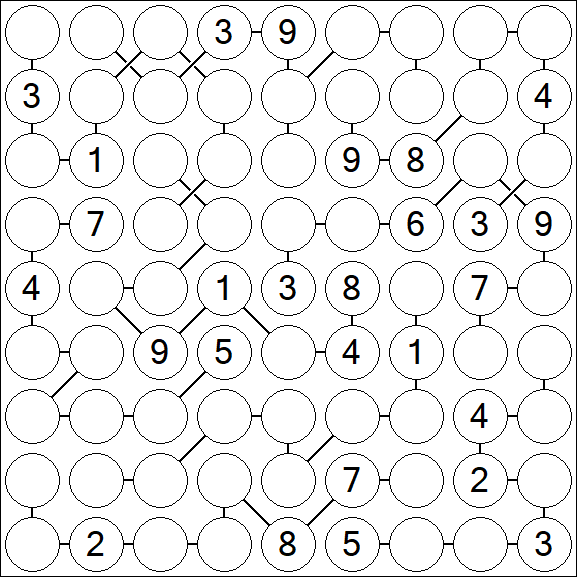 Chain Sudoku - Hard