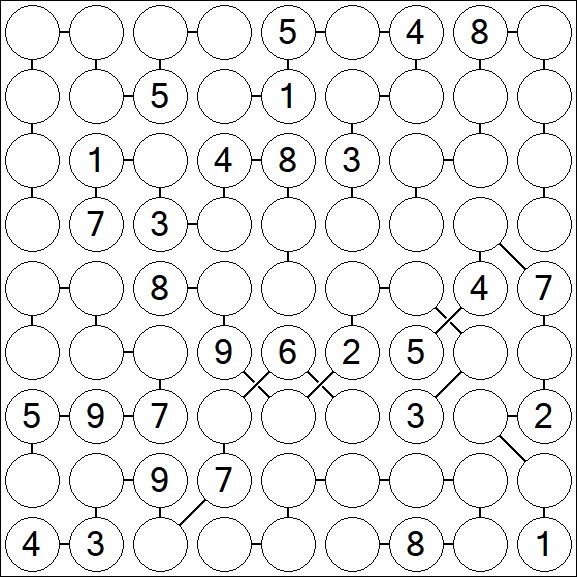Chain Sudoku - Hard