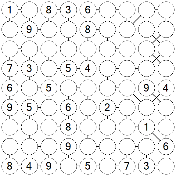 Chain Sudoku - Hard
