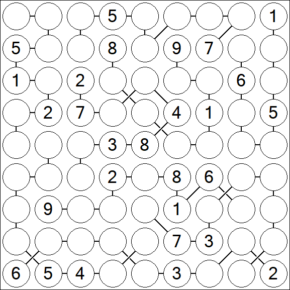 Chain Sudoku - Hard