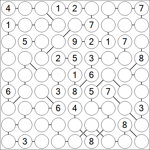 Chain Sudoku - Hard