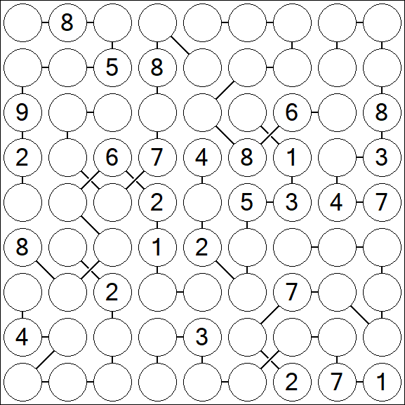 Chain Sudoku - Difficile