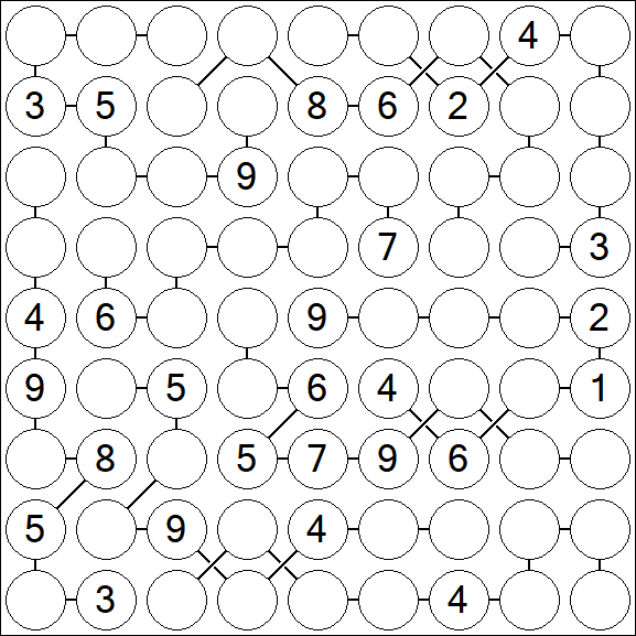 Chain Sudoku - Difficile