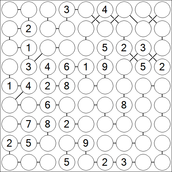 Chain Sudoku - Difficile