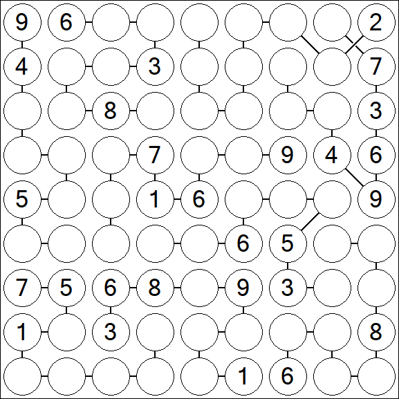 Chain Sudoku - Hard
