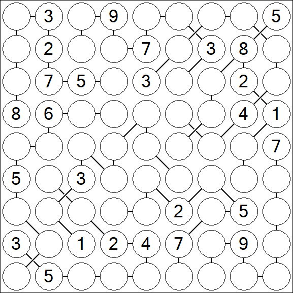 Chain Sudoku - Difficile