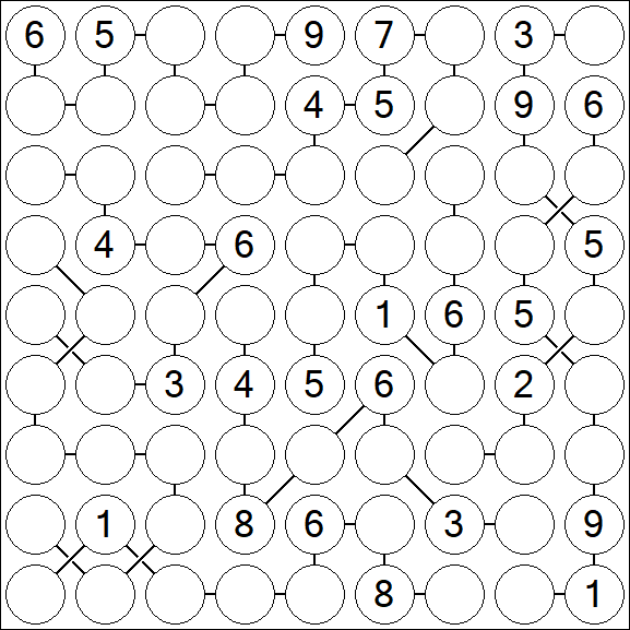 Chain Sudoku - Difficile
