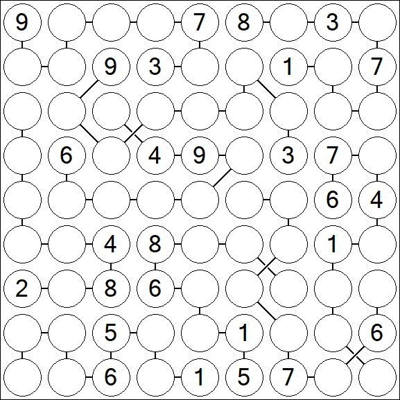 Chain Sudoku - Difficile