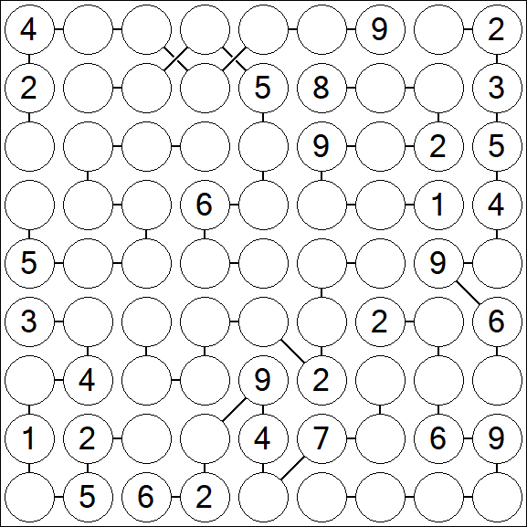 Chain Sudoku - Hard