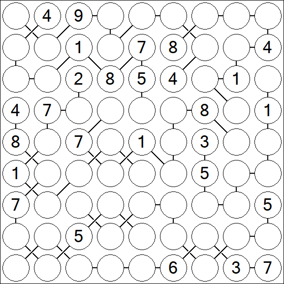 Chain Sudoku - Hard