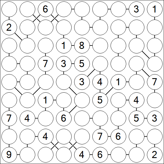 Chain Sudoku - Hard