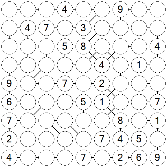 Chain Sudoku - Hard