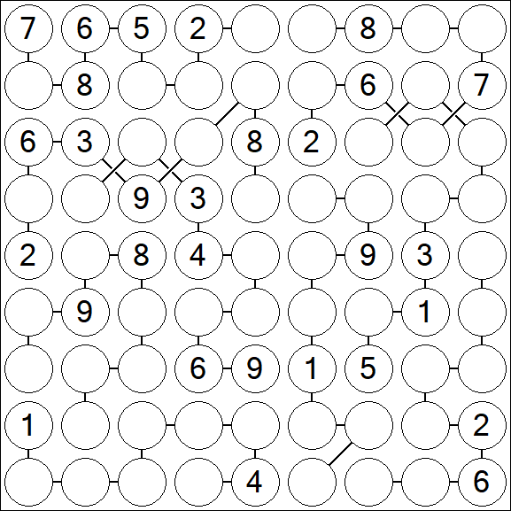 Chain Sudoku - Hard