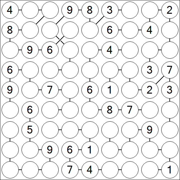 Chain Sudoku - Hard