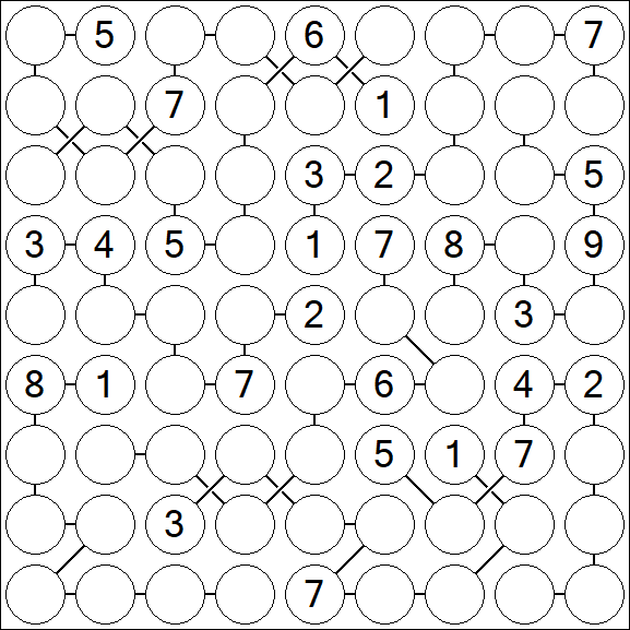 Chain Sudoku - Hard