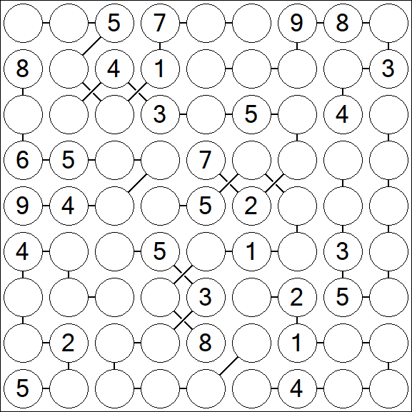Chain Sudoku - Hard