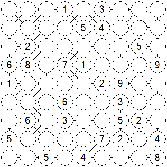 Chain Sudoku - Hard