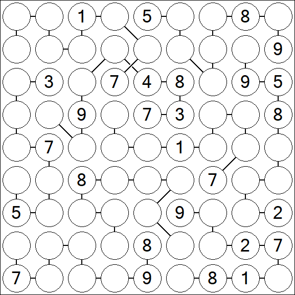Chain Sudoku - Hard