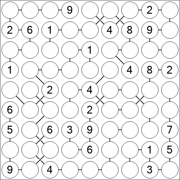 Chain Sudoku - Hard