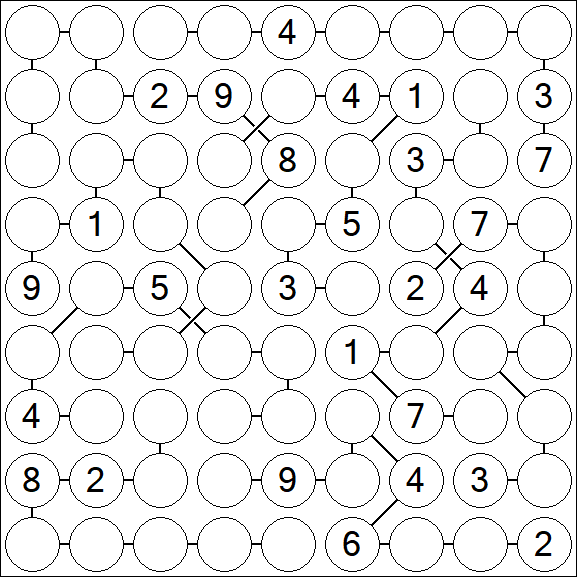 Chain Sudoku - Hard