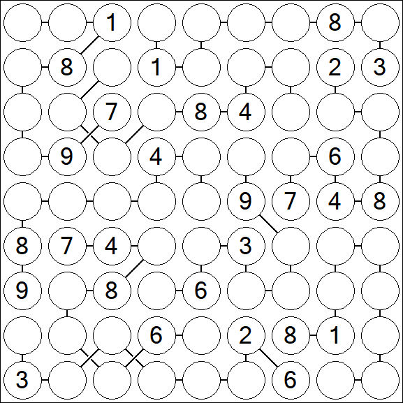 Chain Sudoku - Difícil