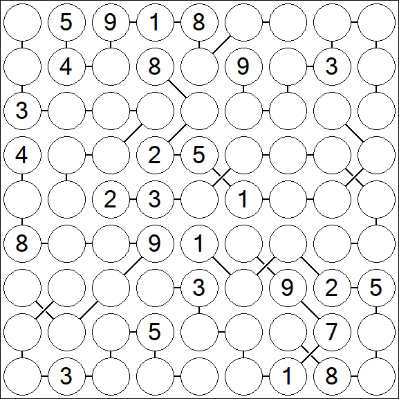 Chain Sudoku - Hard