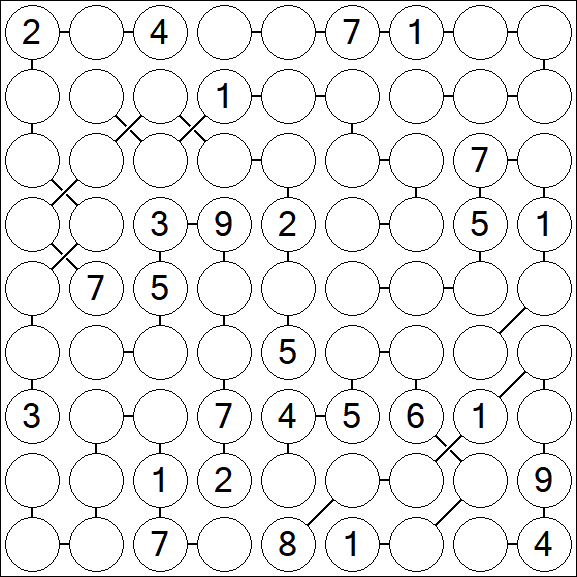Chain Sudoku - Hard