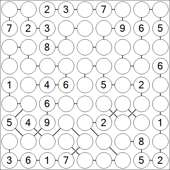 Chain Sudoku - Hard