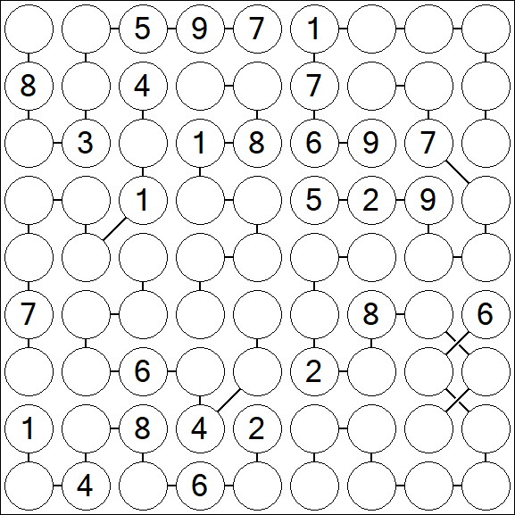 Chain Sudoku - Hard