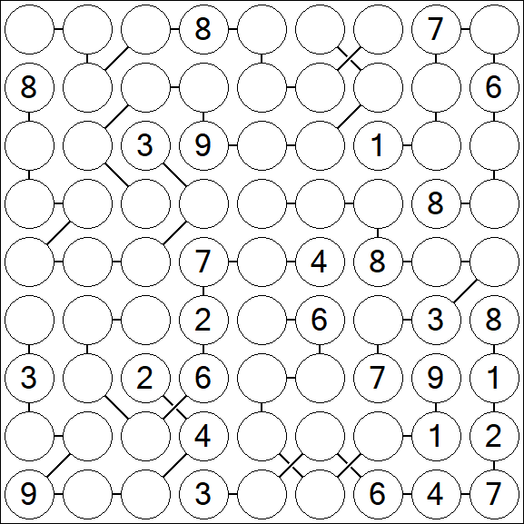 Chain Sudoku - Hard